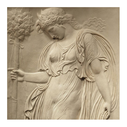 Classic Greek Goddess Art relief Sculpture